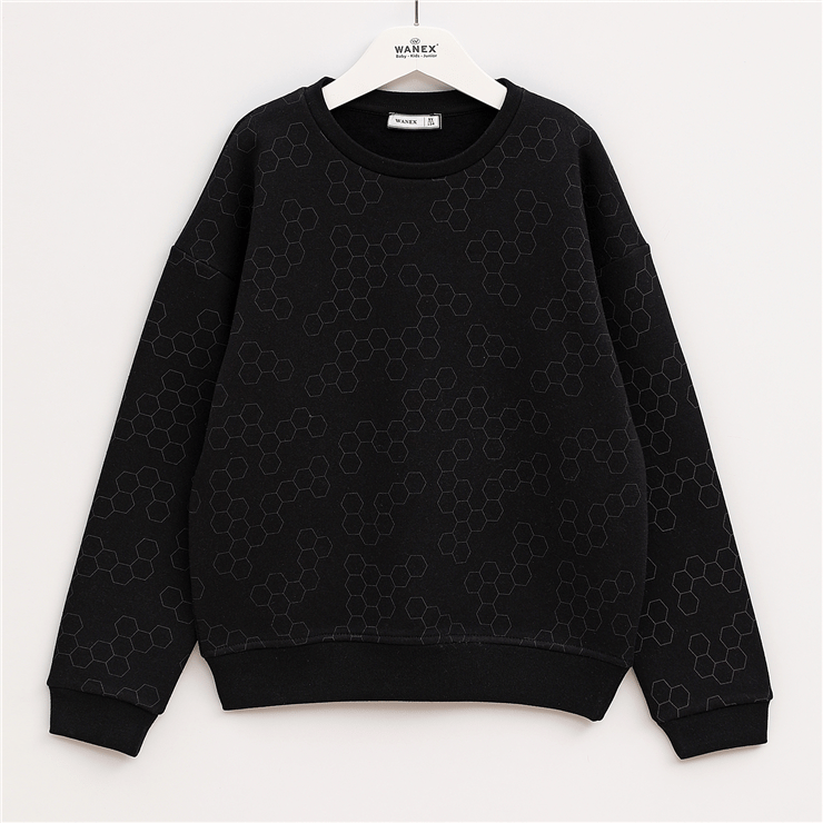 Erkek Çocuk Uzun Kol Kalın Sweatshirt - 16217