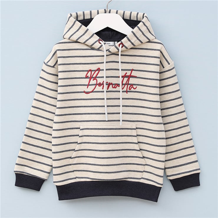 Erkek Çocuk Uzun Kol Kalın Kapüşonlu Sweat - 16300