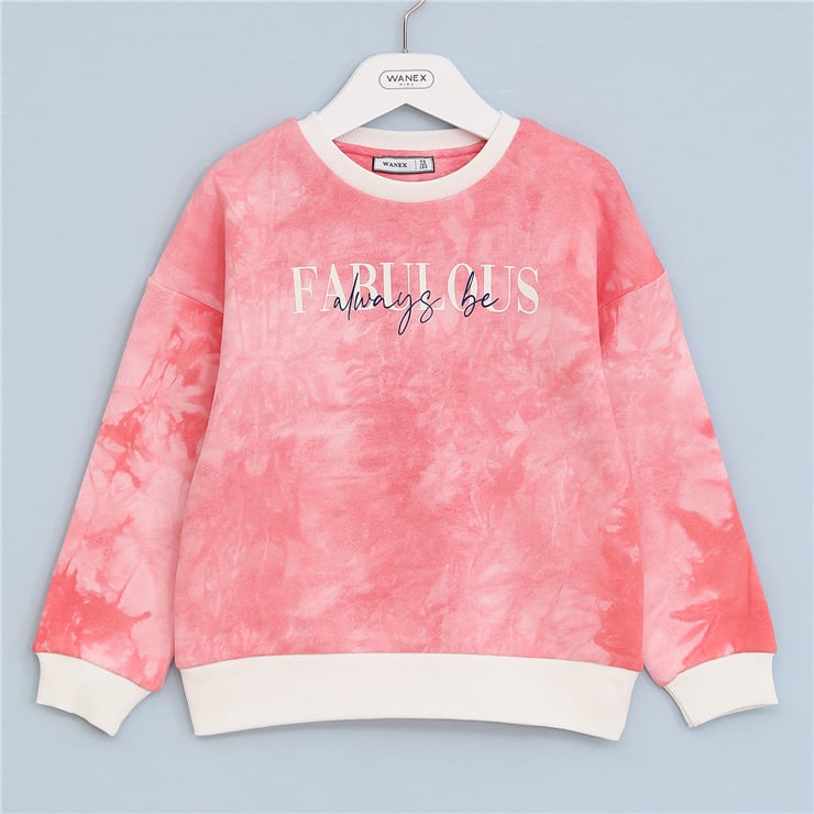 Kız Çocuk Uzun Kol Kalın Sweat - 32160