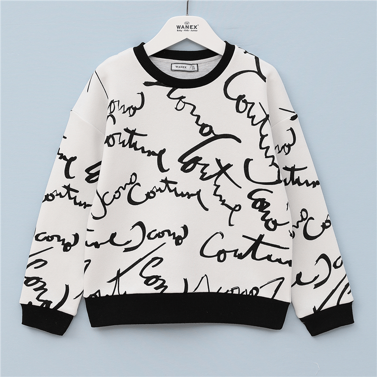 Erkek Çocuk Uzun Kol Kalın Sweatshirt - 16220
