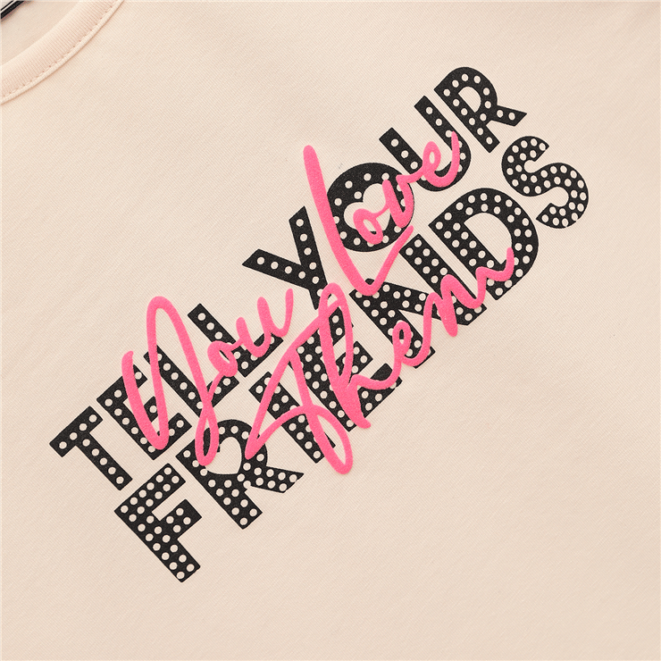 Kız Çocuk Kısa Kol Tişört - 32421