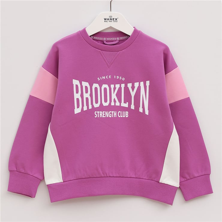 Kız Çocuk Uzun Kol Kalın Sweat - 31574