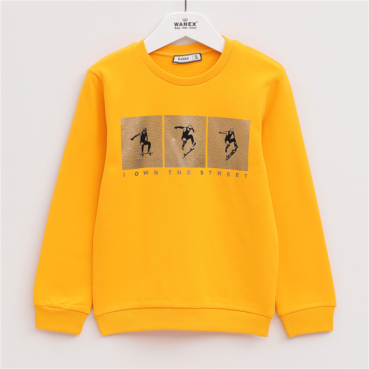 Erkek Çocuk Uzun Kol Kalın Sweat - 15561