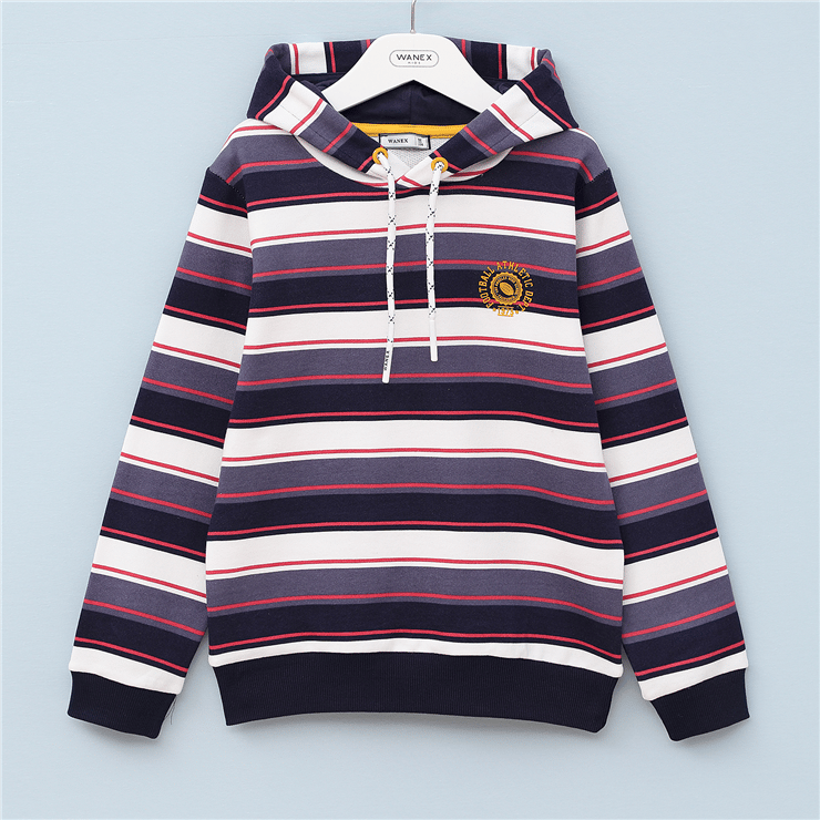Erkek Çocuk Kapüşonlu Uzun Kol İnce Sweatshirt - 16224