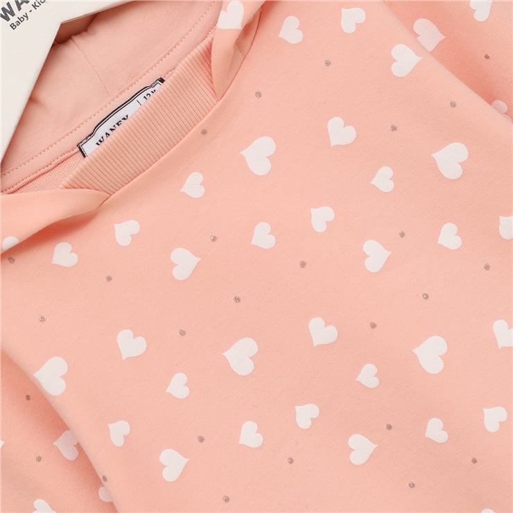 Kız Çocuk Uzun Kol Ince Kapüşonlu Sweatshirt - 32243