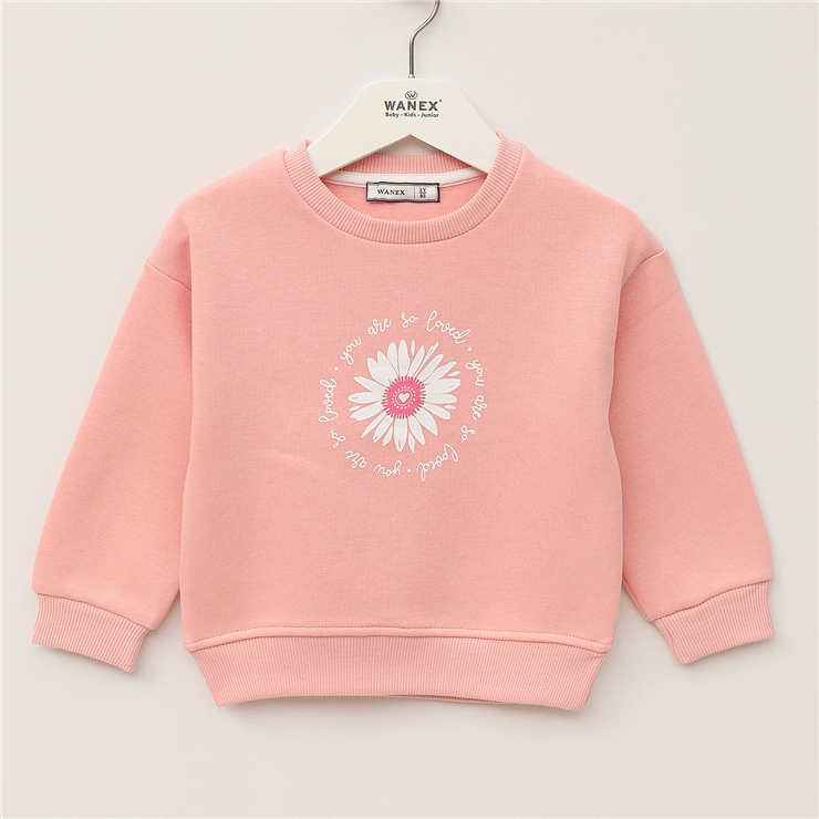 Kız Çocuk Uzun Kol Kalın Sweat - 32609
