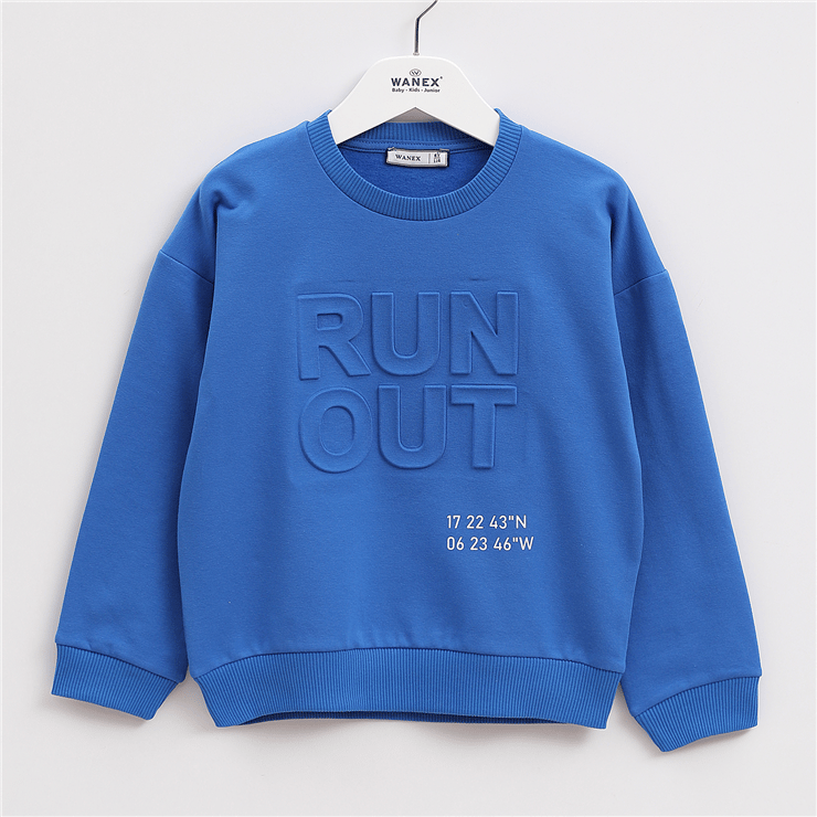 Erkek Çocuk Uzun Kol Kalın Sweatshirt - 16167