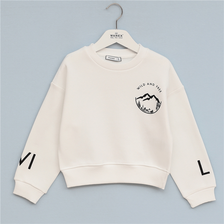 Kız Çocuk Uzun Kol Kalın Sweat - 32355