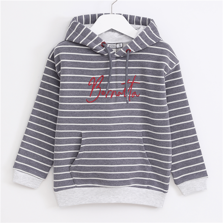Erkek Çocuk Uzun Kol Kalın Kapüşonlu Sweat - 16300