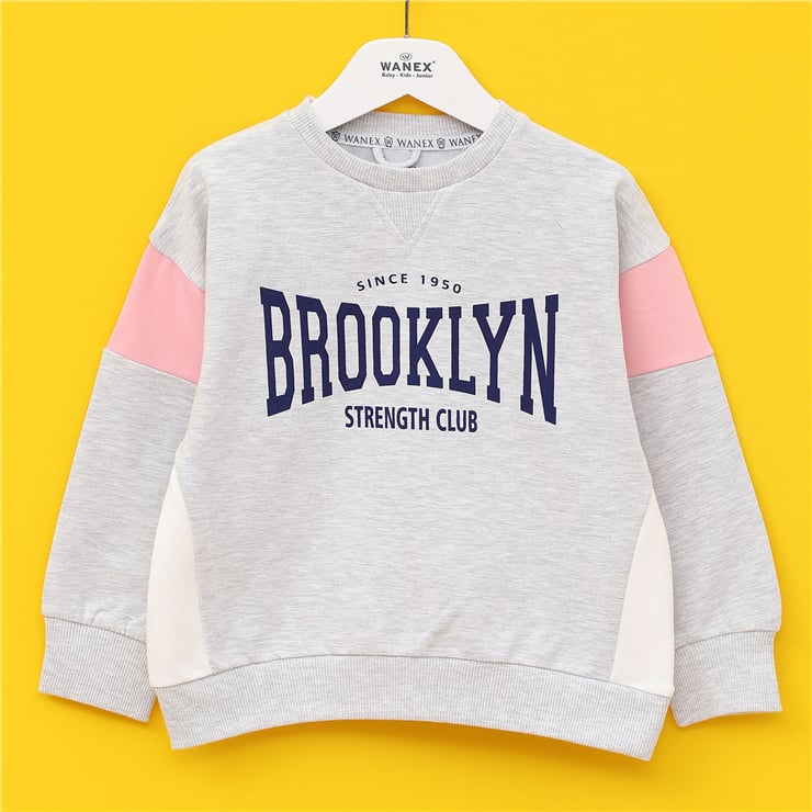 Kız Çocuk Uzun Kol Kalın Sweat - 31574