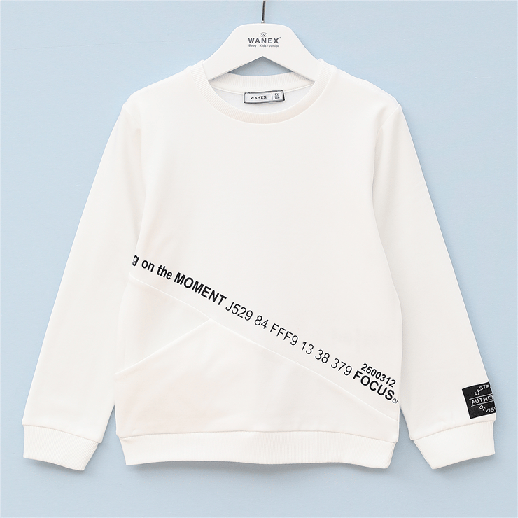 Erkek Çocuk Uzun Kol Kalın Sweatshirt - 15851