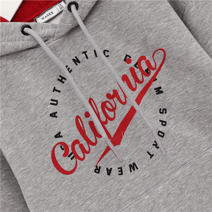 Erkek Çocuk Uzun Kol Kalın Kapüşonlu Sweatshirt - 16028