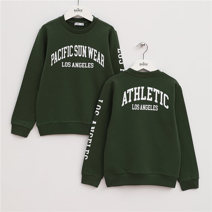 Erkek Çocuk Uzun Kol Kalın Sweatshirt - 16209