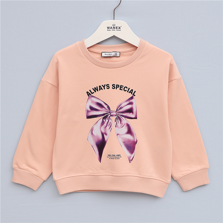 Kız Çocuk Uzun Kol Kalın Sweat - 32682