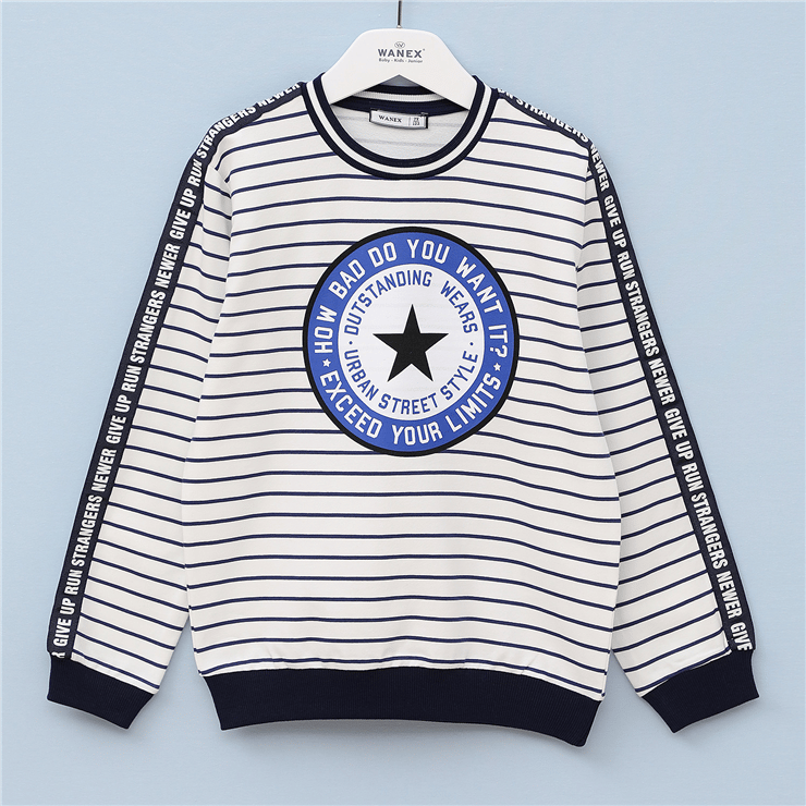Erkek Çocuk Uzun Kol Kalın Sweatshirt - 15720