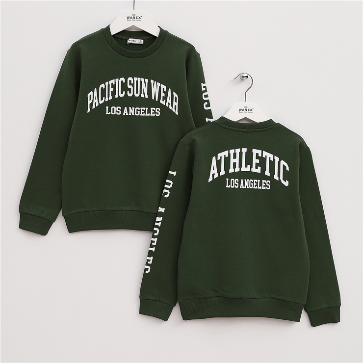 Erkek Çocuk Uzun Kol Kalın Sweatshirt - 16209