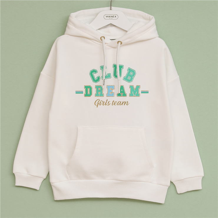 Kız Çocuk Uzun Kol Kalın Sweatshirt - 32214