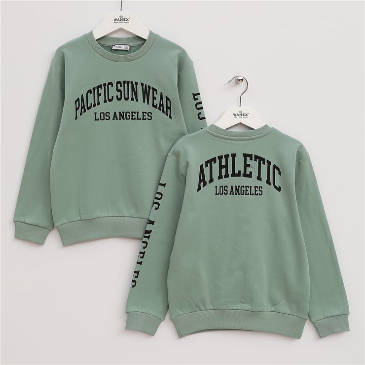 Erkek Çocuk Uzun Kol Kalın Sweatshirt - 16209