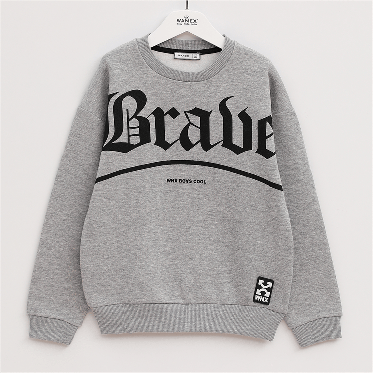 Erkek Çocuk Uzun Kol Kalın Sweatshirt - 16044