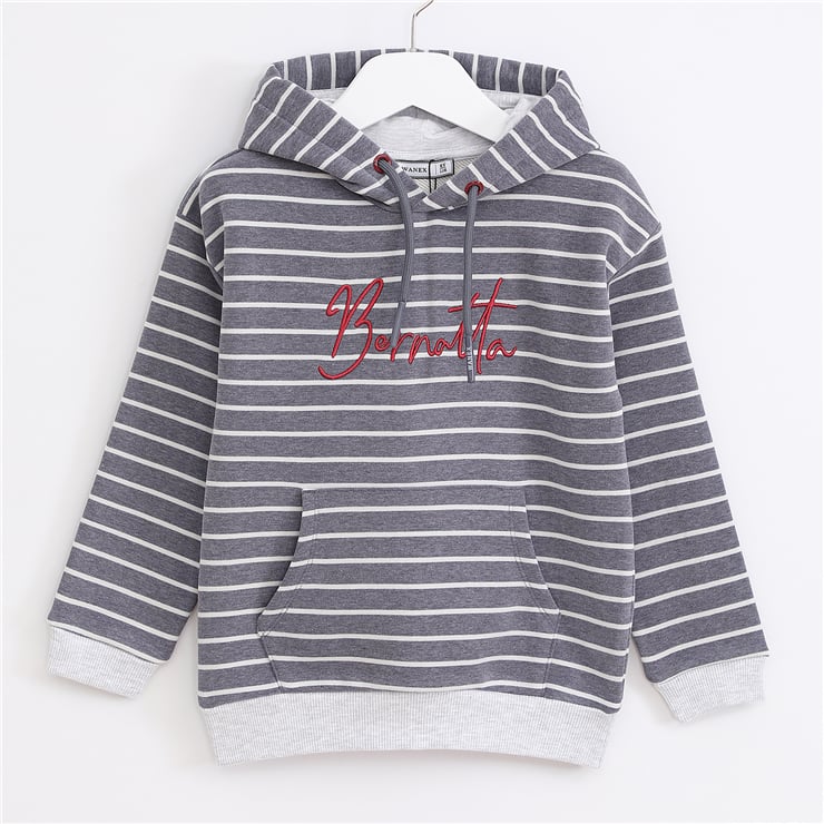 Erkek Çocuk Uzun Kol Kalın Kapüşonlu Sweat - 16300
