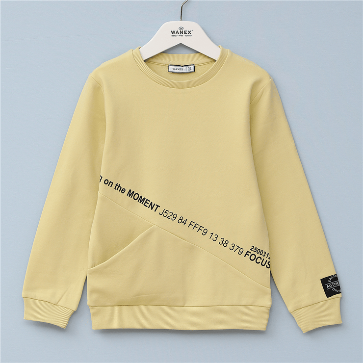Erkek Çocuk Uzun Kol Kalın Sweatshirt - 15851