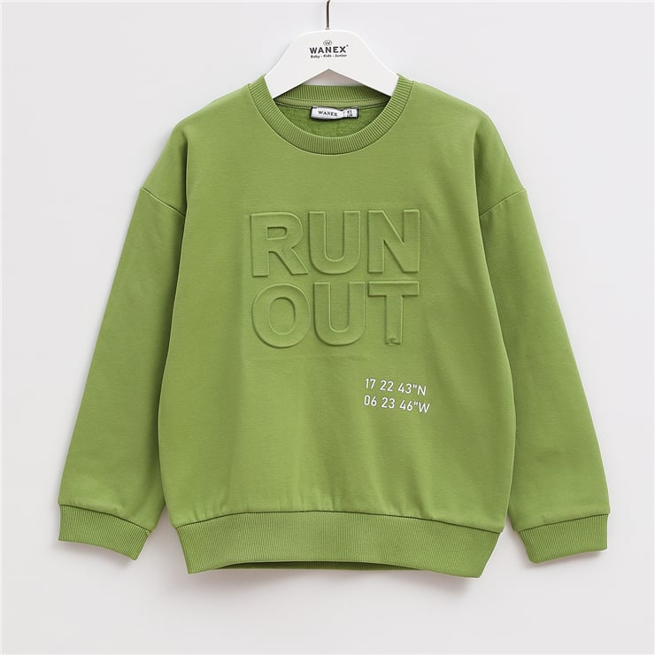 Erkek Çocuk Uzun Kol Kalın Sweatshirt - 16167
