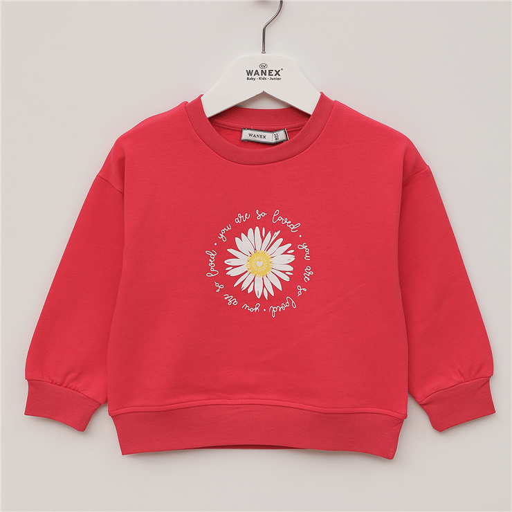 Kız Çocuk Uzun Kol Kalın Sweat - 32609