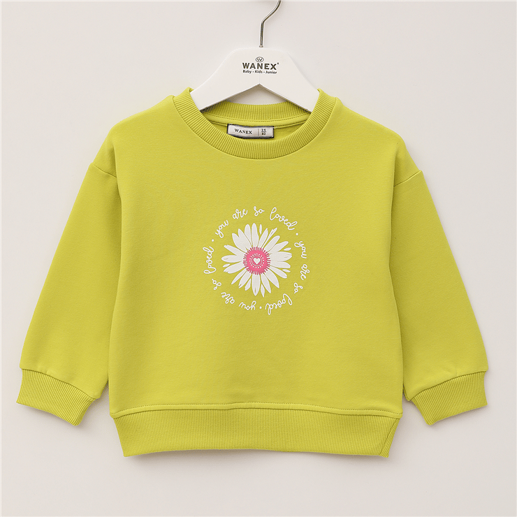 Kız Çocuk Uzun Kol Kalın Sweat - 32609