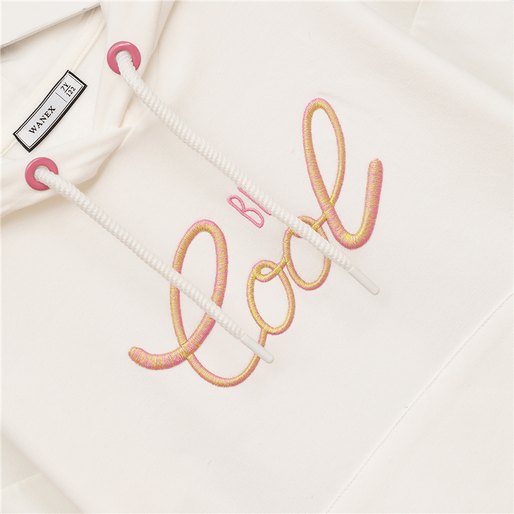 Kız Çocuk Uzun Kol Kalın Kapüşonlu Tişört - 32369