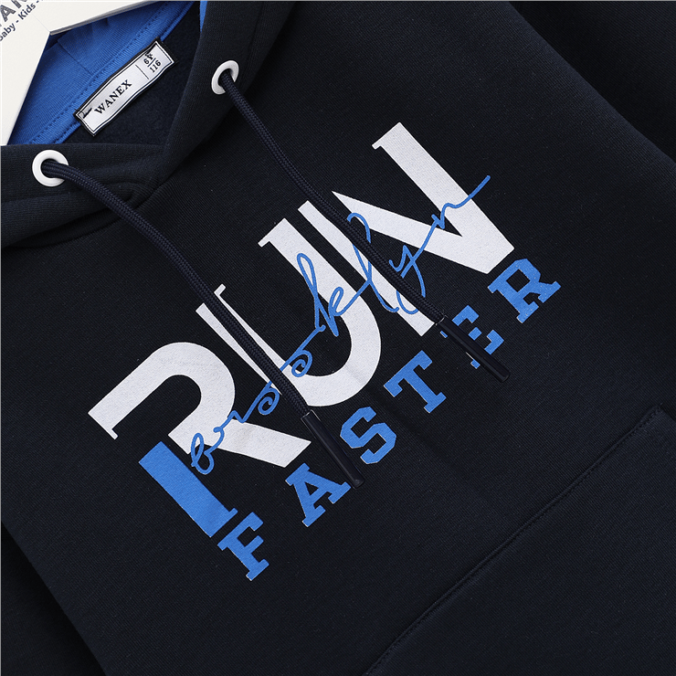 Erkek Çocuk Uzun Kol Kalın Kapüşonlu Sweatshirt - 16014
