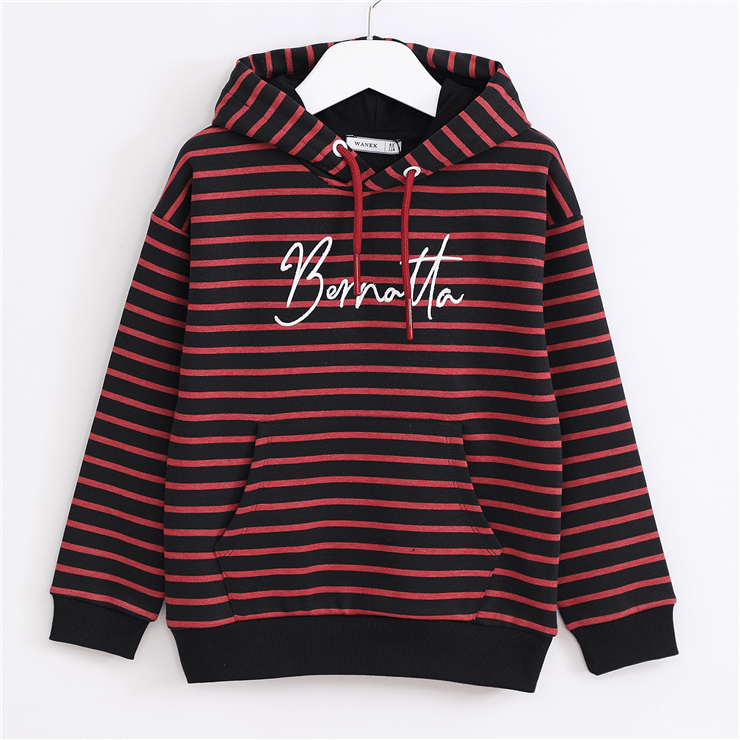 Erkek Çocuk Uzun Kol Kalın Kapüşonlu Sweat - 16300