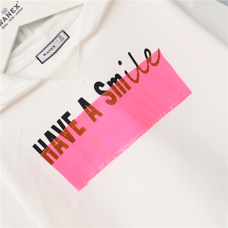 Kız Çocuk Şardonsuz Uzun Kol İnce Kapüşonlu Sweatshirt - 31873