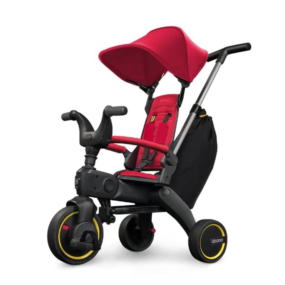 Doona Liki Trike Tek Parça Katlanır 3 Tekerlekli Bebek Bisikleti S3 - Flame Red