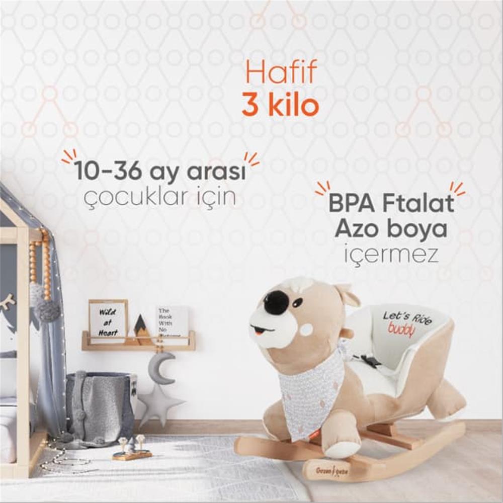 Gezenbebe Buddy Sallanan Arkadaş Teddy