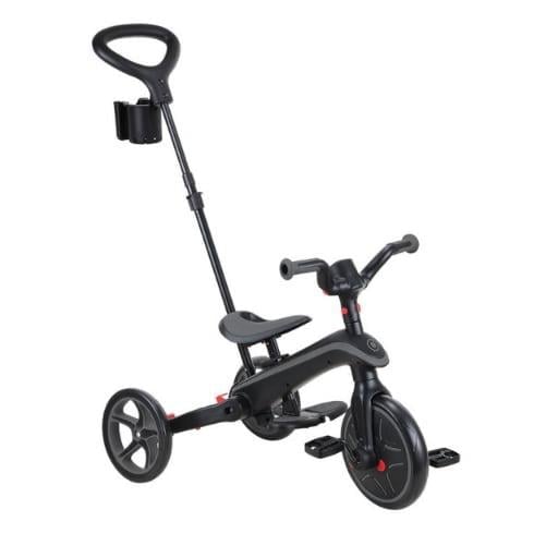 Globber Explorer 4in1 Katlanabilir Bisiklet - Siyah/Gri