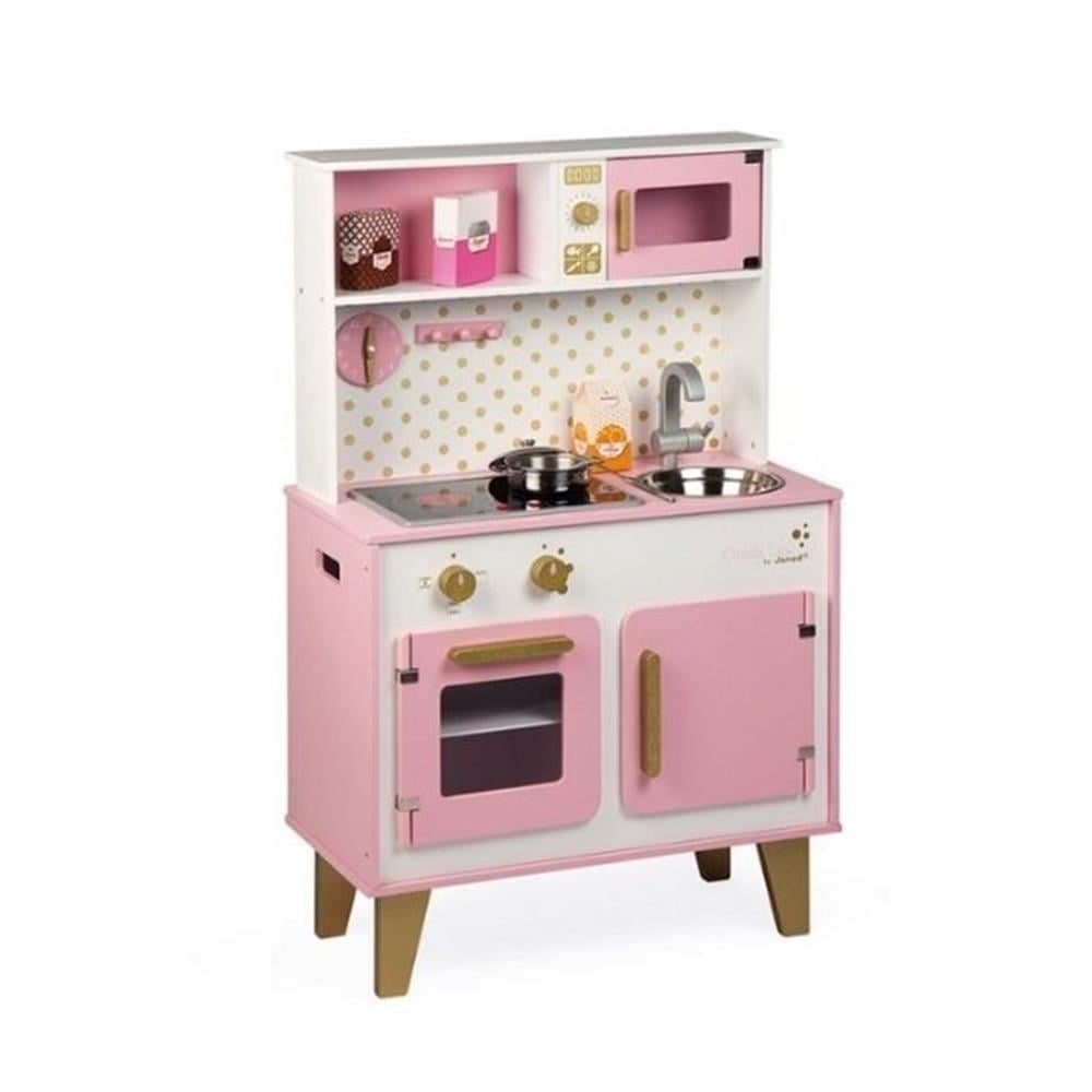 Janod Candy Chic Kitchen Set (6 Small Accessories Included)