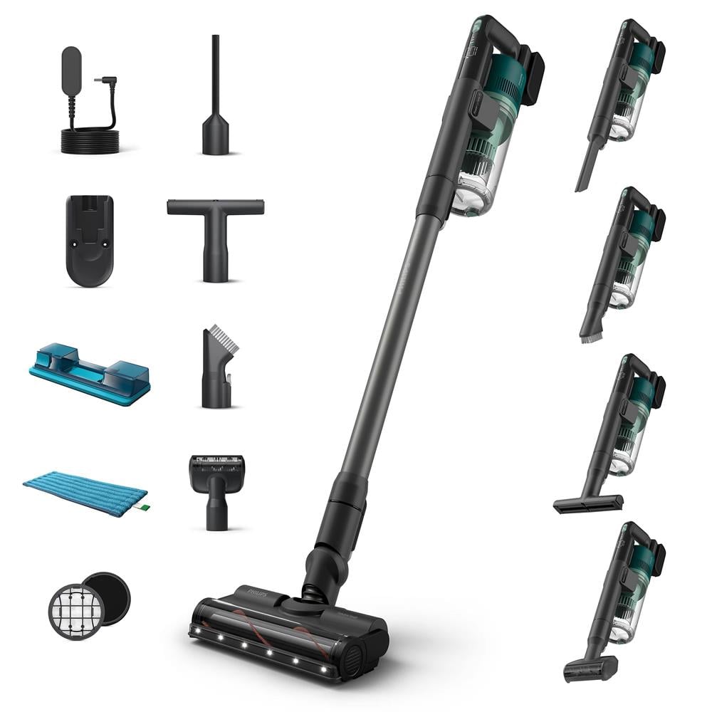 Philips Xc6557/01 Islak Kuru Şarjlı Dikey Süpürge (Hda150/60 Kahve Mak. Hediye