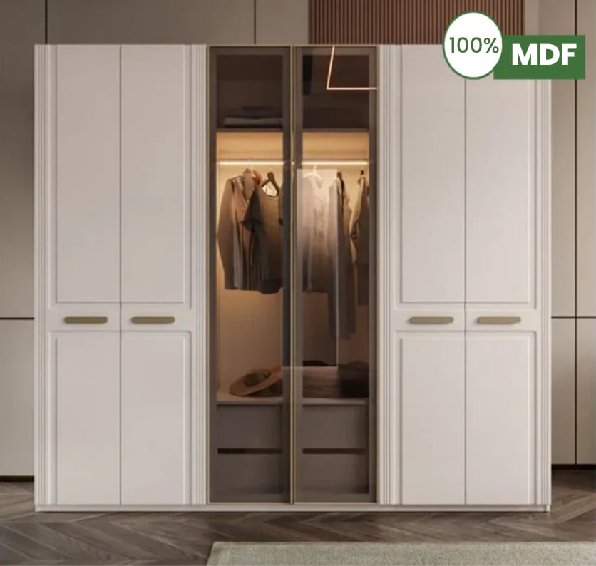 Marcastil Pure 6 Kapılı Dolap MDF
