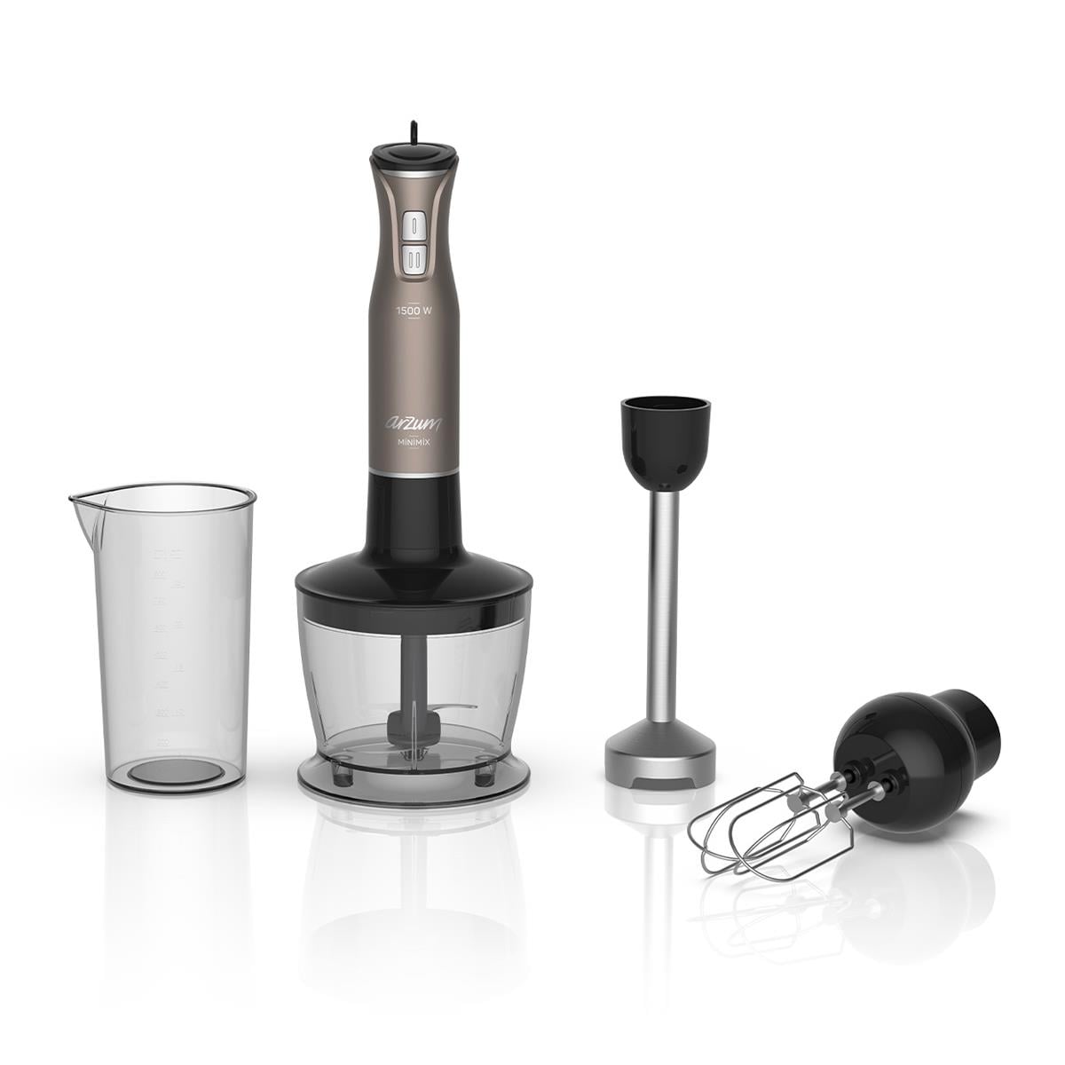 ARZUM AR1138-T MİNİMİX EL BLENDER SETİ TOPRAK