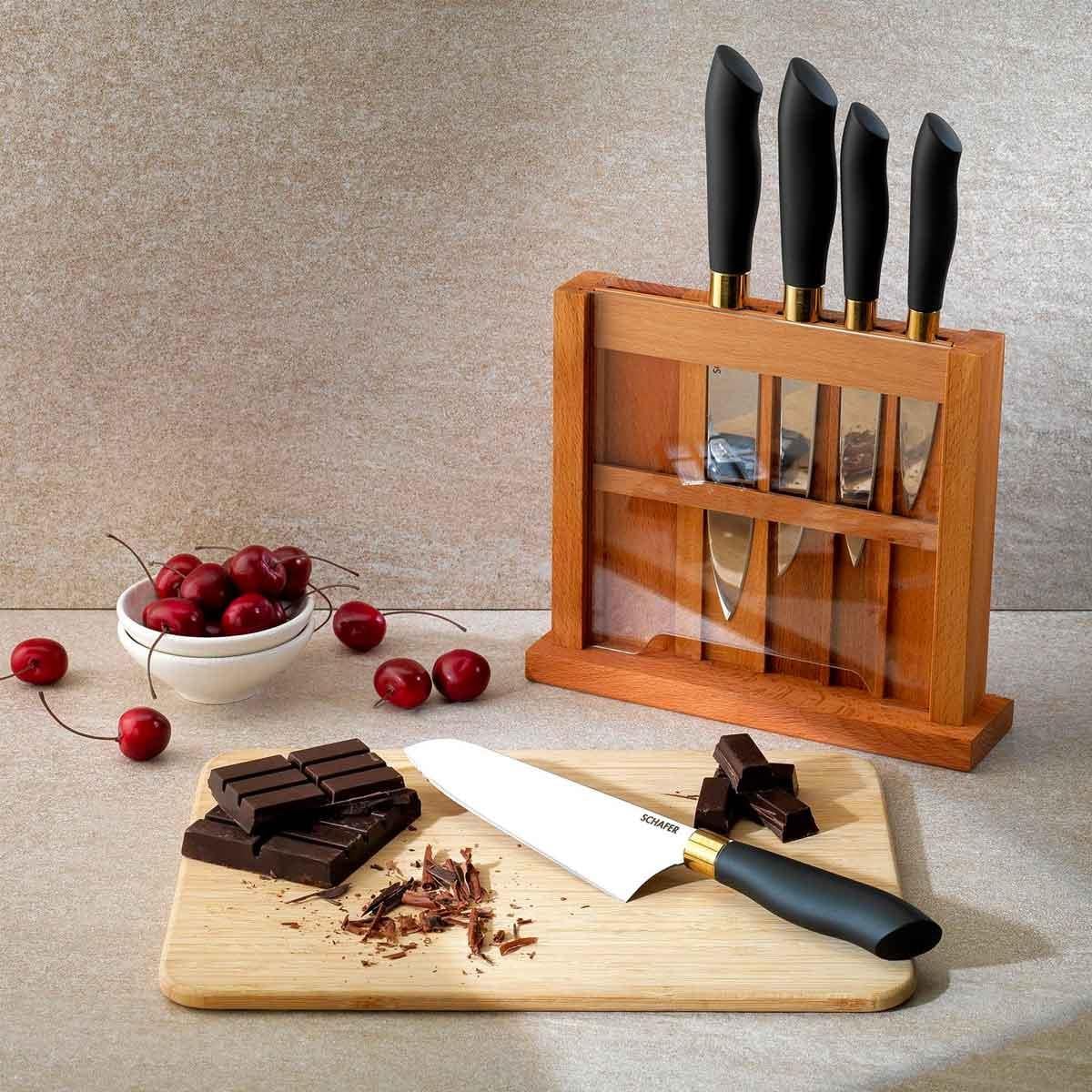 SCHAFER 1S6484-14005-KAH01 SEVERE STANDLI BIÇAK SETİ 6 PARÇA