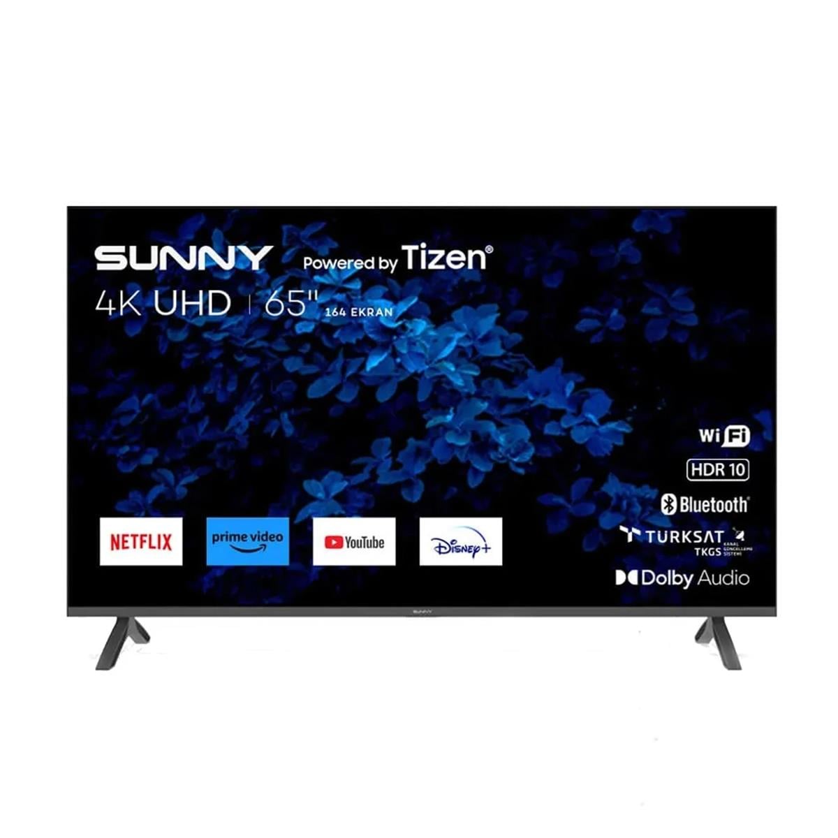 SUNNY SN65FMN503 TIZEN 65 INC 165 EKRAN UHD SMART LED TV
