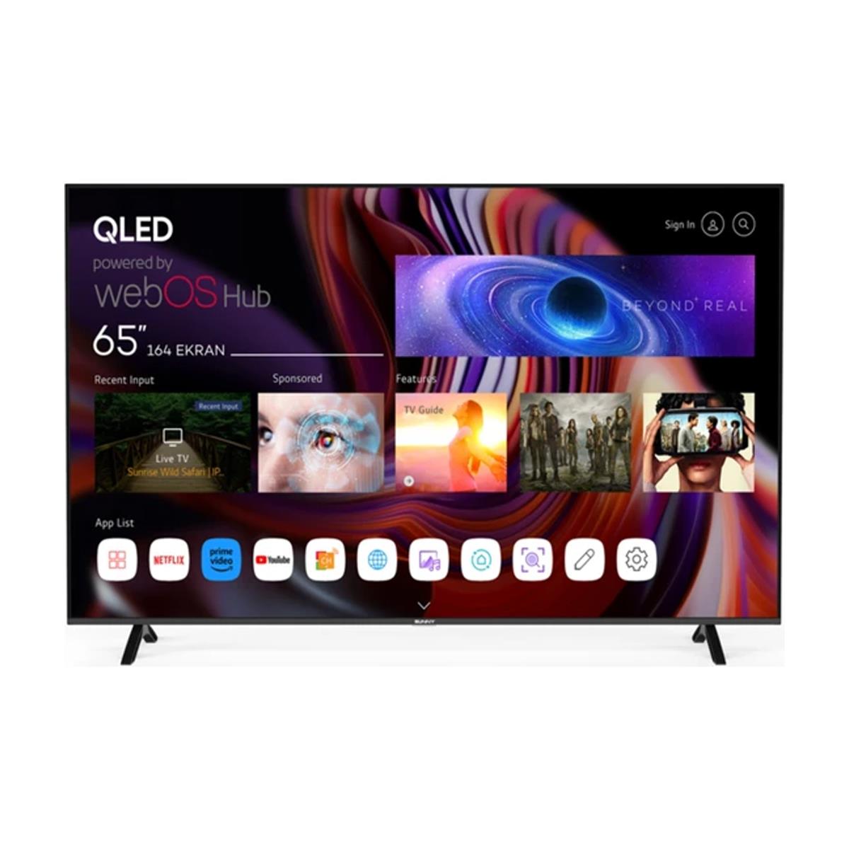 SUNNY SN65QMN252-0276 65 INC 165 EKRAN QLED UHD WEBOS TV