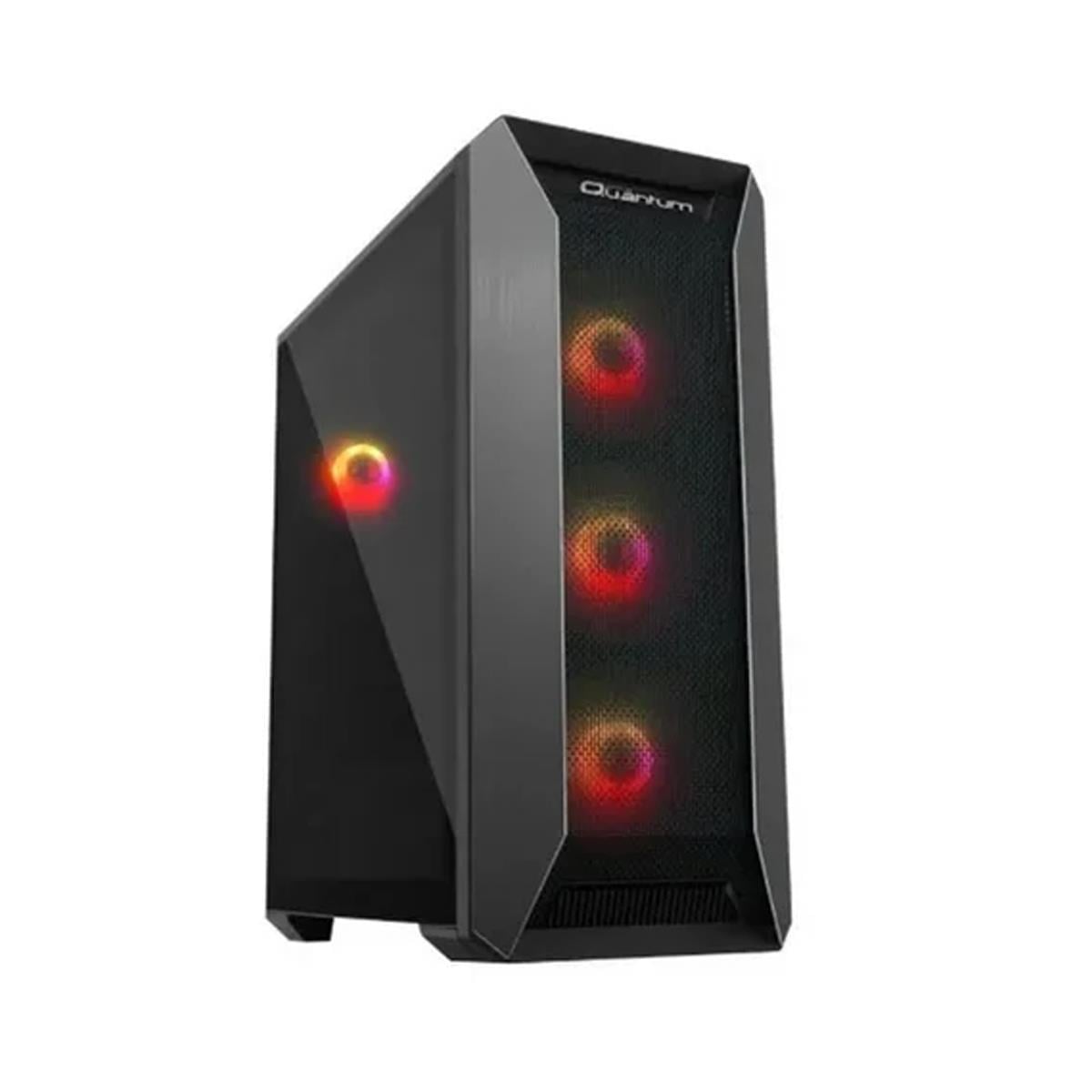 TECHNOPC QUANTUM GAMING CHASER RYZEN 5 4500 16GB/512GB NVME SSD/8GB RX580 VGA DOS GAMING DESKTOP