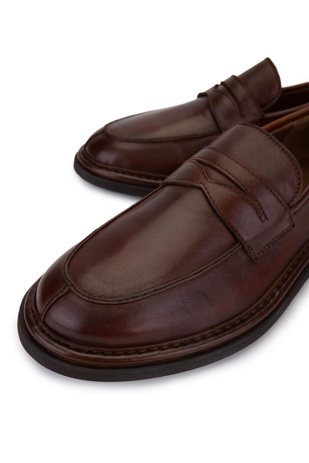 Alexander Hotto Kadın Hakiki Deri Kahverengi Klasik Ayakkabı