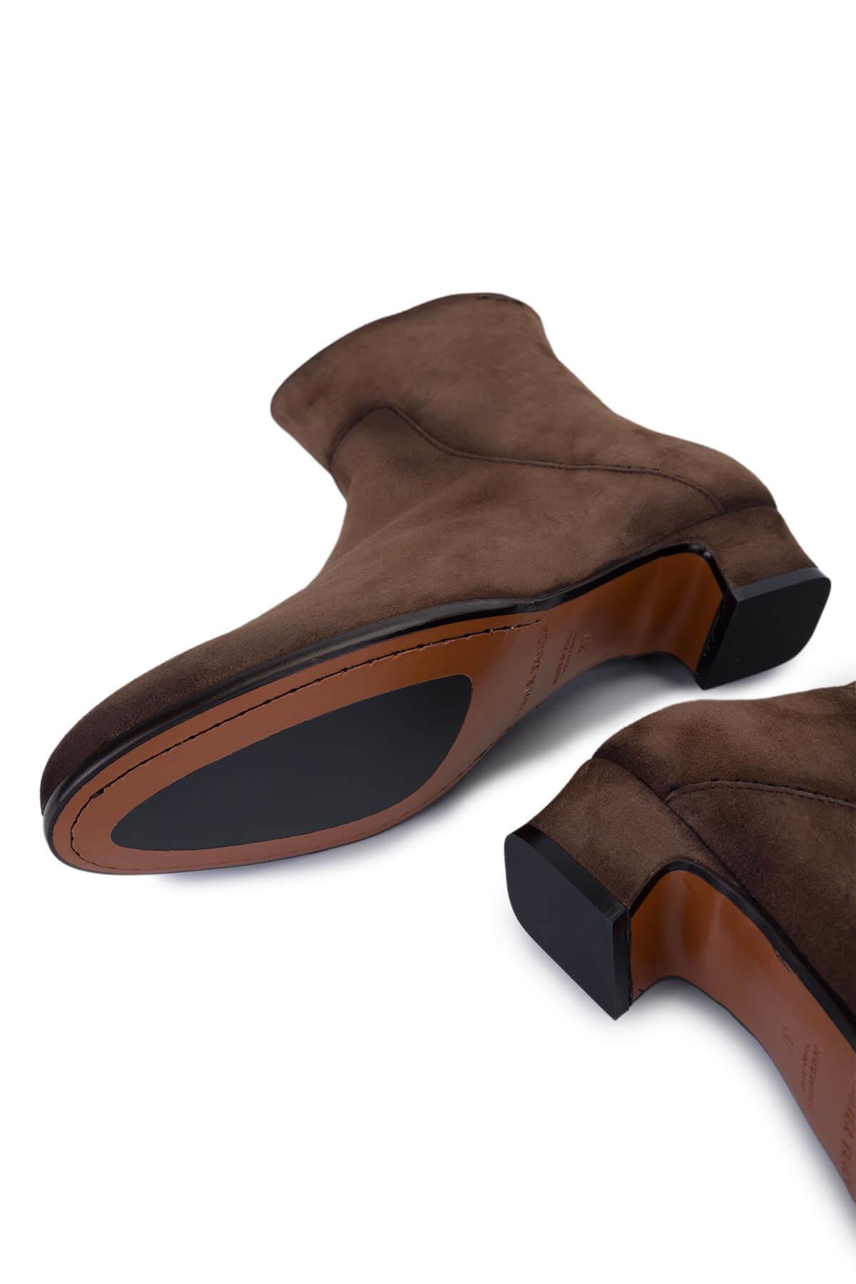 Alexander Hotto Kadın Hakiki Deri Kahverengi Bot