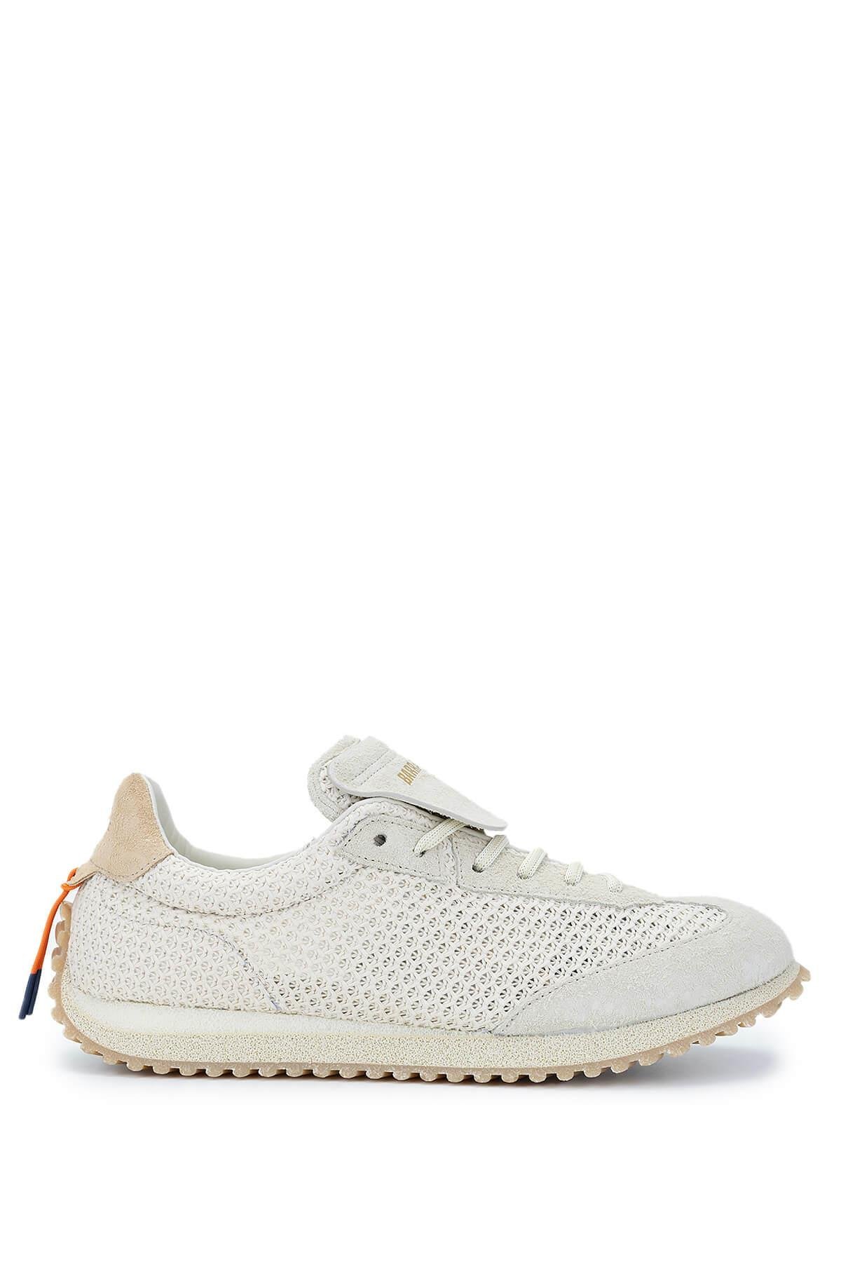 Barracuda Erkek Deri & Tekstil  Beyaz/Bej Sneakers & Spor Ayakkabı