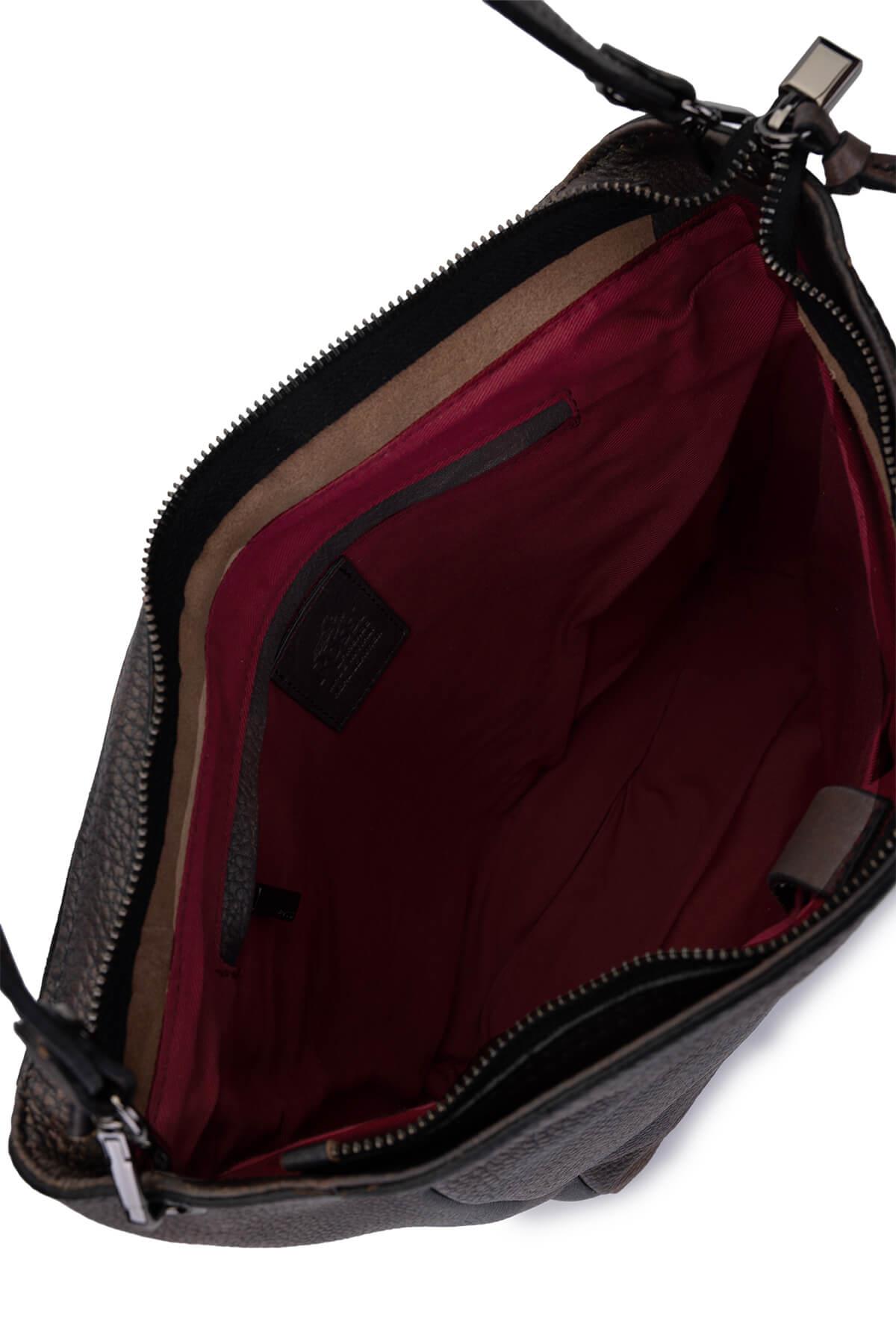 Bruno Rossi Bag Erkek Hakiki Deri Taupe Sırt Çantası