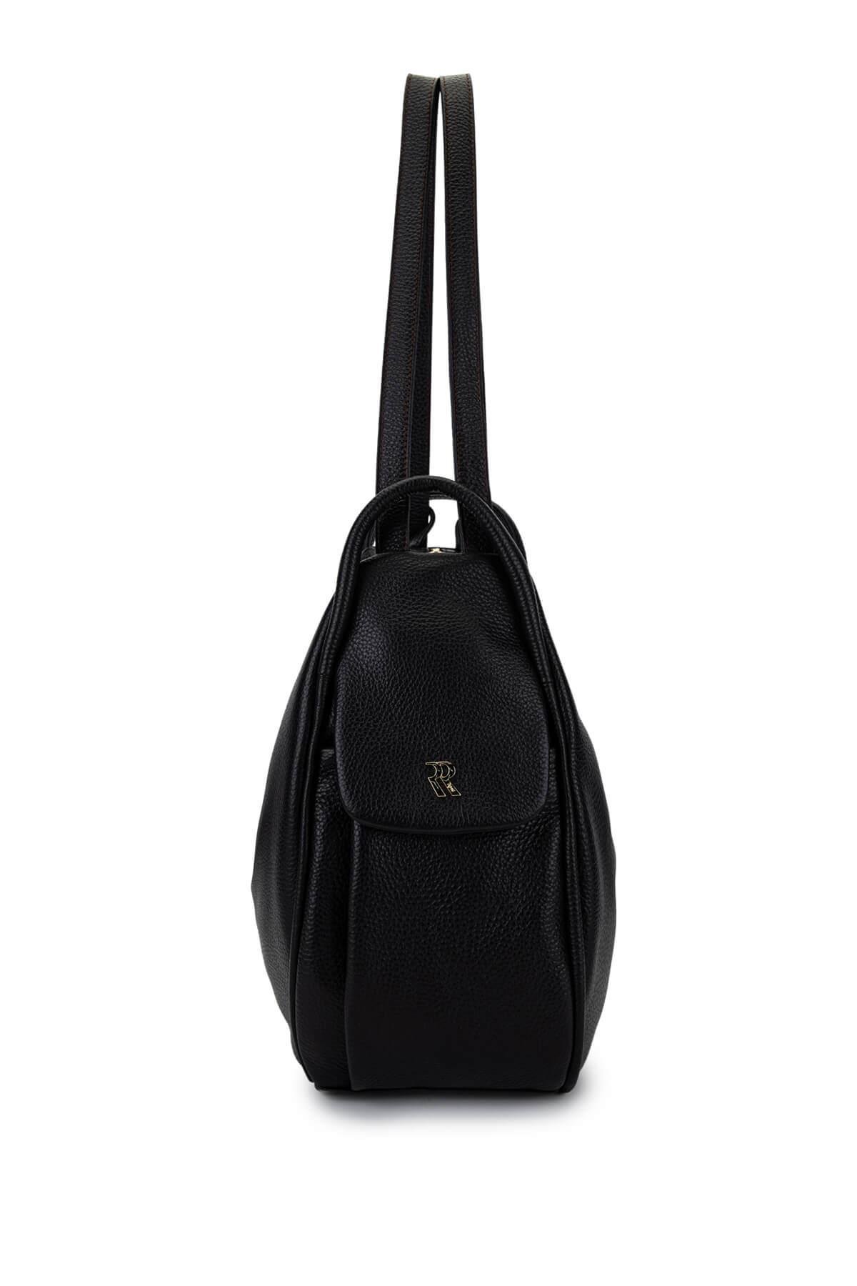 Bruno Rossi Bag Kadın Hakiki Deri Kahverengi Sırt & Omuz Çantası