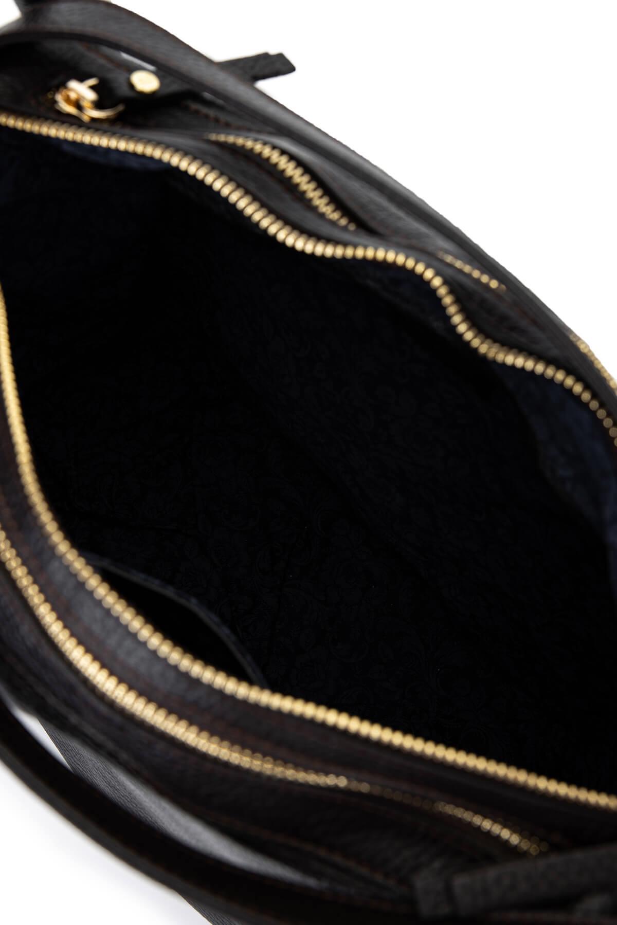 Bruno Rossi Bag Kadın Hakiki Deri Kahverengi Sırt & Omuz Çantası