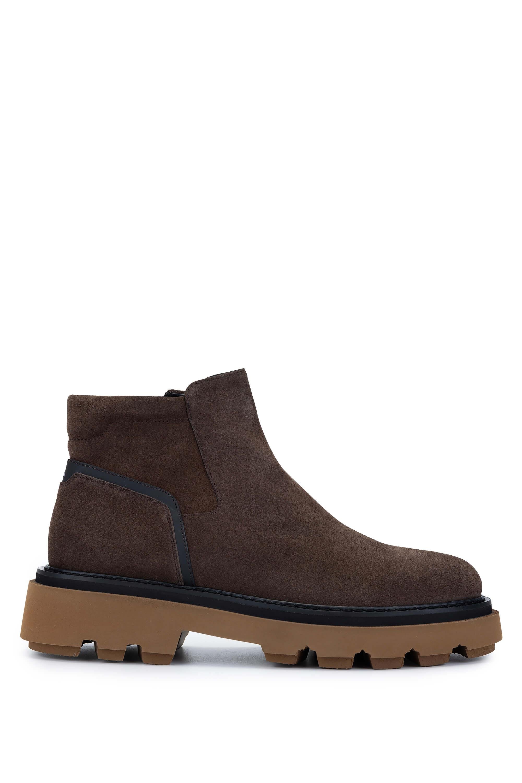 Butteri Erkek Hakiki Deri Kahverengi Casual Bot